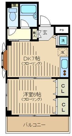 西新宿五丁目駅 徒歩7分 5階の物件間取画像